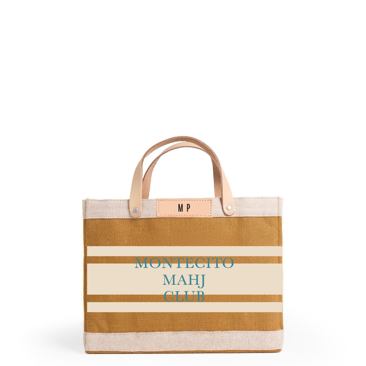 Mahjong Collection: Montecito Mahj Club - Petite Market Bag in Carrot