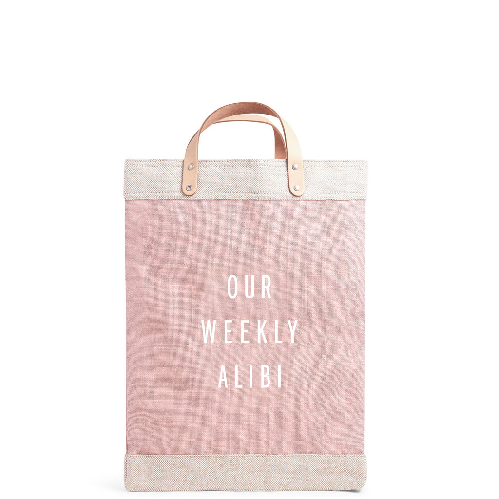 Mahjong Collection: Market Bag in Blush
