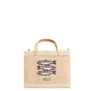 Petite Market Bag with Beaded Sardines | Ships: April 15