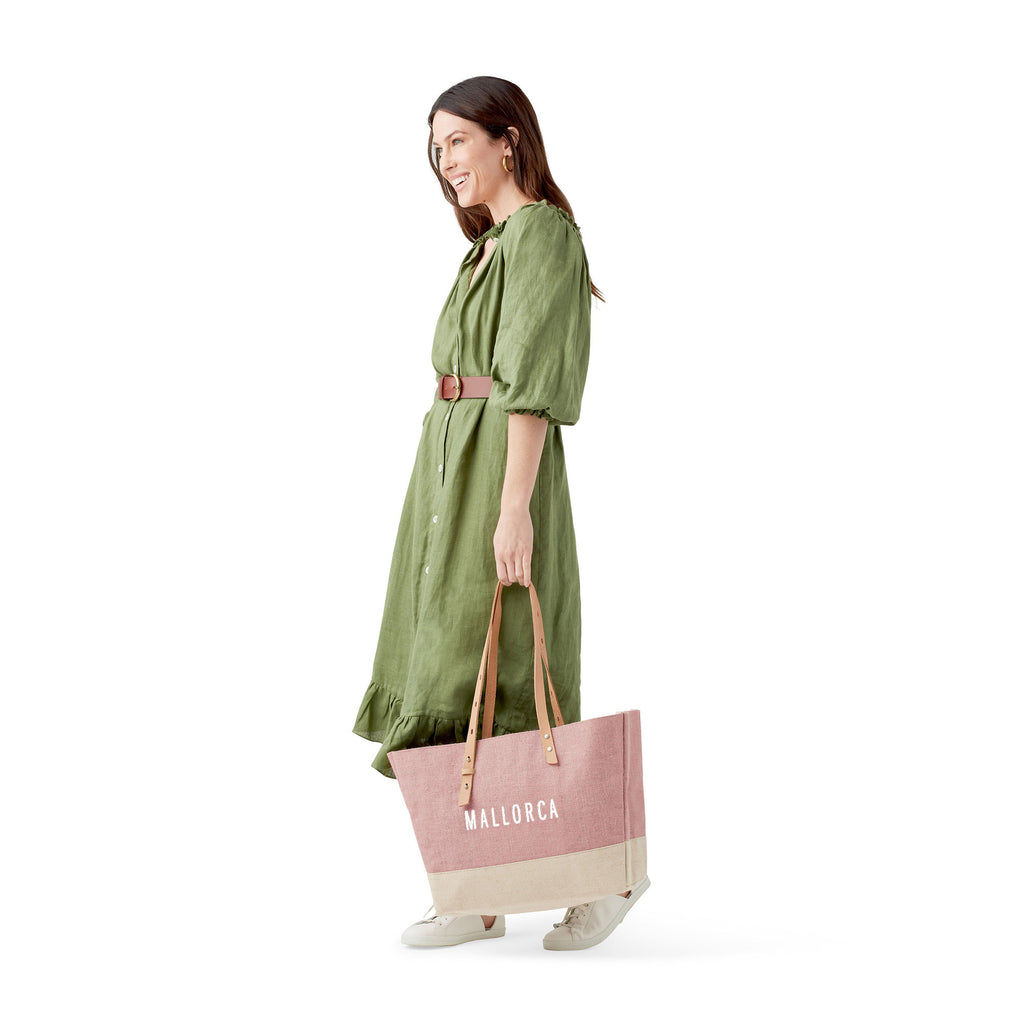 Shoulder Market Bag in Blush