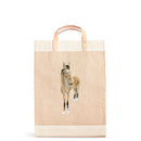 🎨 Custom Equestrian Portrait Market Bag in Natural for AWHC