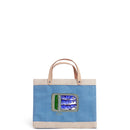 Petite Market Bag in Parisian Blue Tinned Sardine