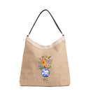 Spring Bloom Crescent Tote: Ships May 15