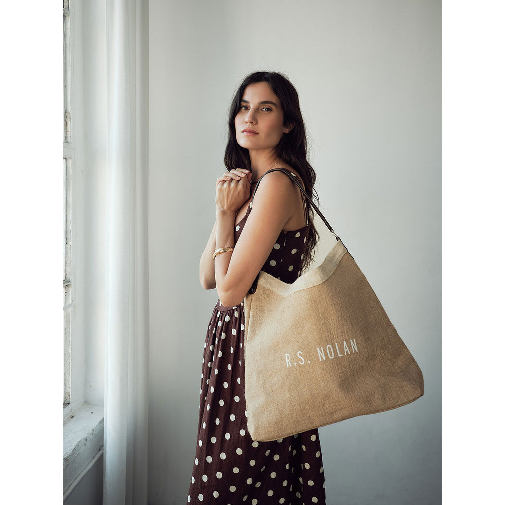 Crescent Tote in Natural