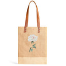 Wine Tote in Natural Peony by Amy Logsdon