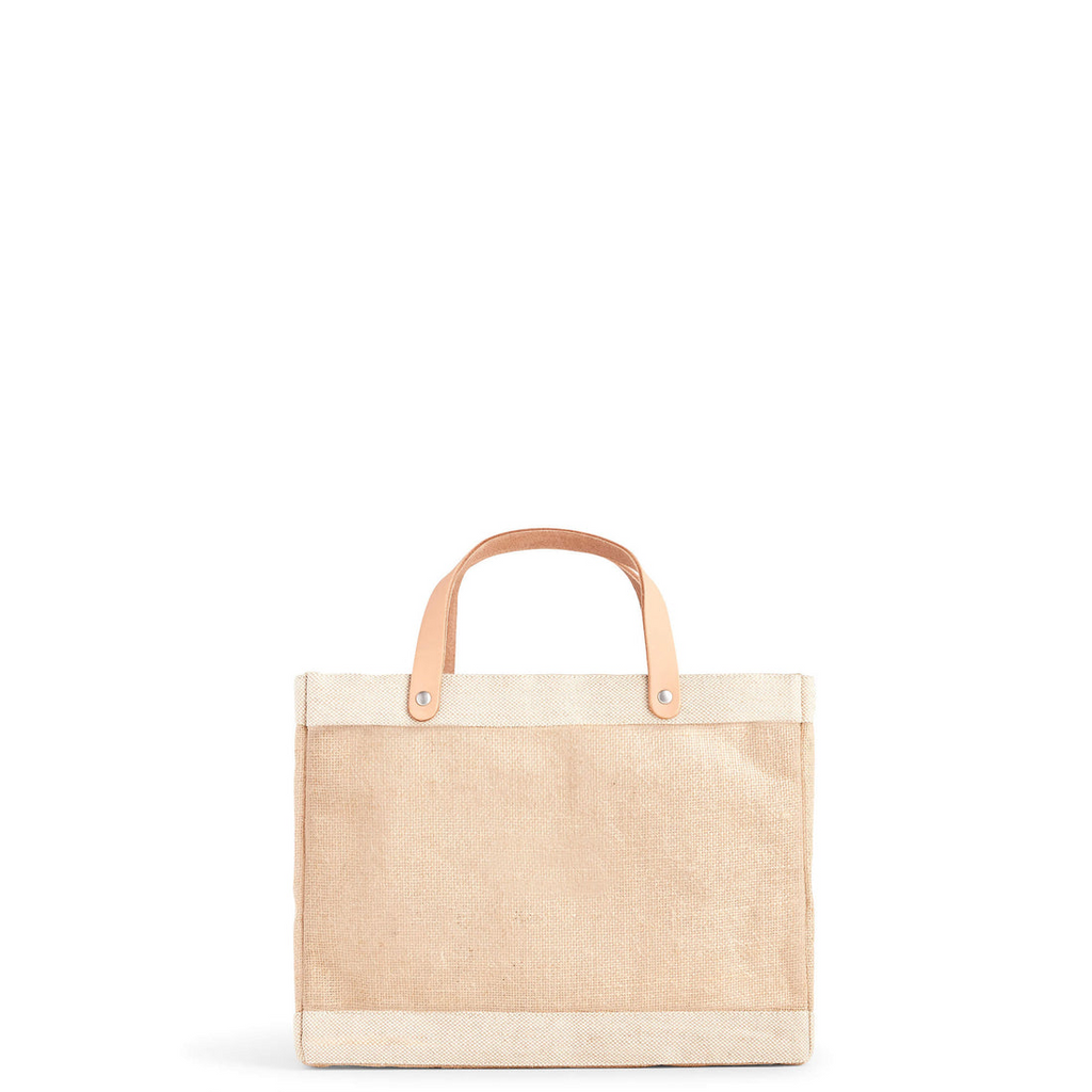 Petite Market Bag in Natural Blank