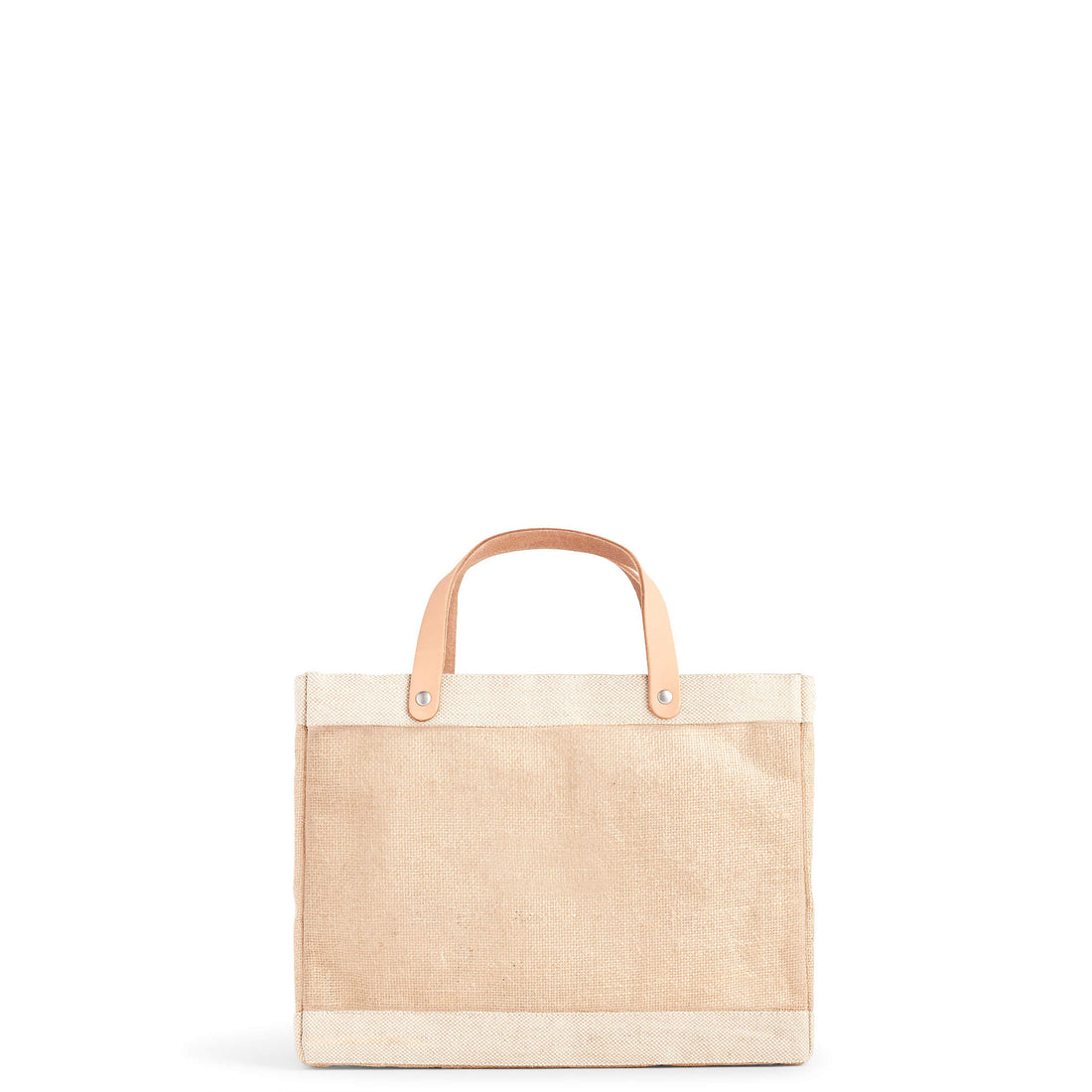 Petite Market Bag in Natural Blank
