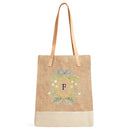 Wine Tote in Natural Crest by Amy Logsdon