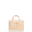 description_Our first Gold Foil Petite Market Bag