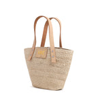 Grass Petite Bucket Bag in Natural