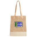 Wine Tote in Natural Sardine