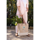 Wine Tote in Natural Palm Tree by Amy Logsdon
