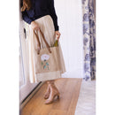 Wine Tote in Natural Peony by Amy Logsdon