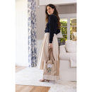 Wine Tote in Natural Peony by Amy Logsdon