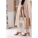 Wine Tote in Natural Peony by Amy Logsdon