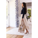 Wine Tote in Natural Peony by Amy Logsdon