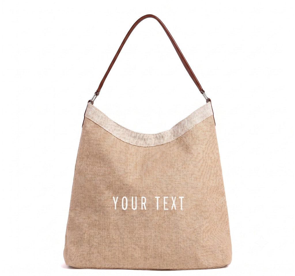 Crescent Tote in Natural