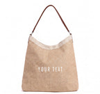Crescent Tote in Natural