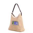 Crescent Tote in Natural Tinned Sardines
