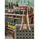 Wine Tote in Chenille Window Sage | Ships June 15
