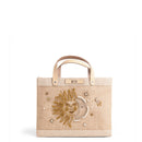 Petite Market Bag in Natural with Sun & Moon Bead | Ships Aug. 5