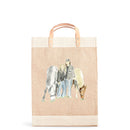 🎨 Custom Equestrian Portrait Market Bag in Natural for AWHC