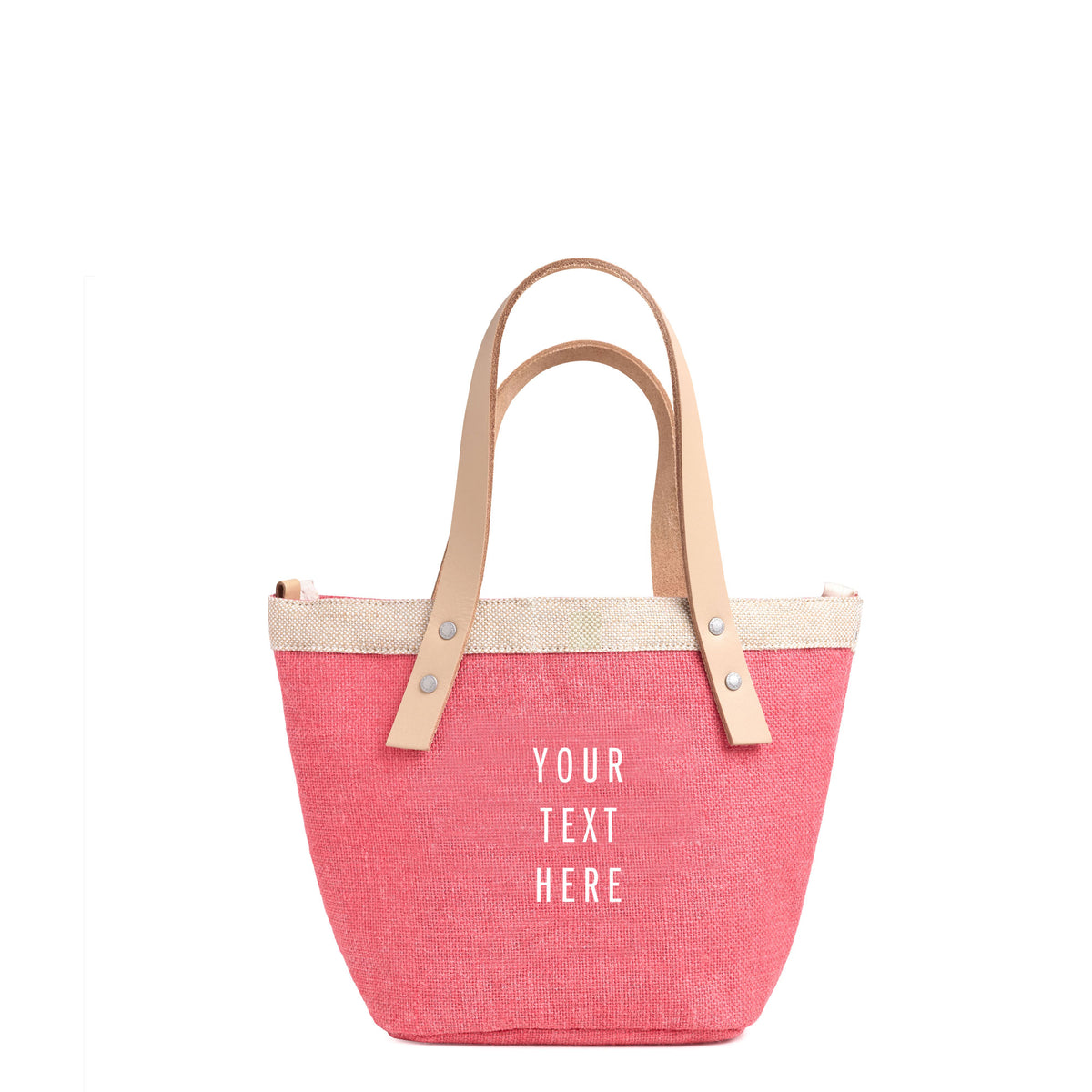 Petite Bucket Bag in Amaranth