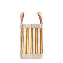 Petite Market Bag in Gold Stripe Large Monogram