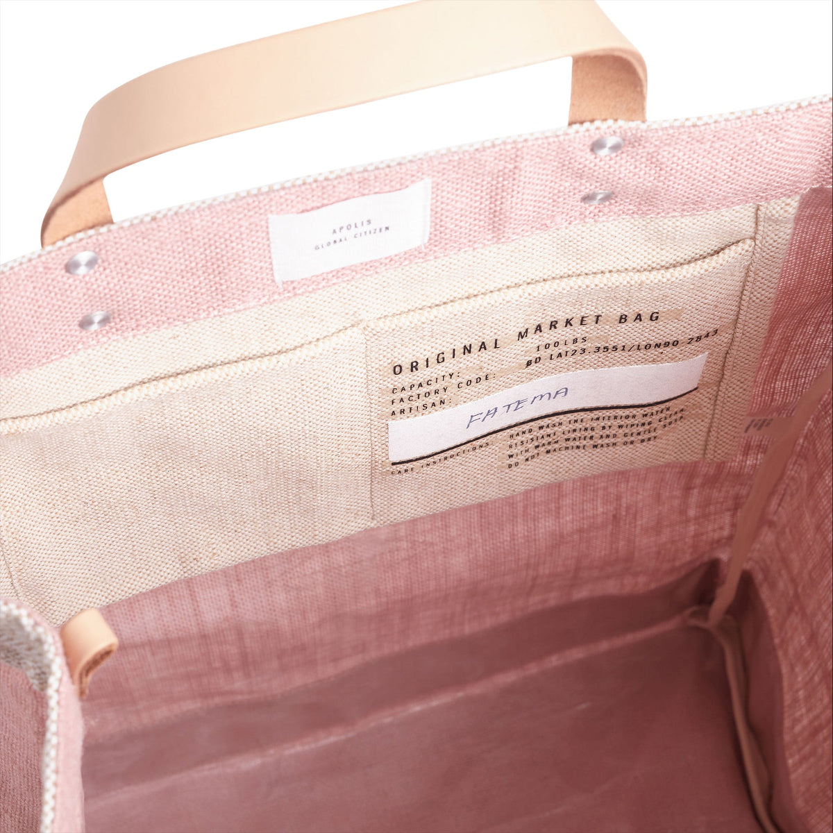 Market Bag in Blush (Mahjong Collection)