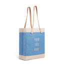 Market Tote in Parisian Blue