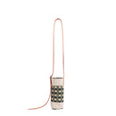 Crossbody Bottle Bag in Green Gingham