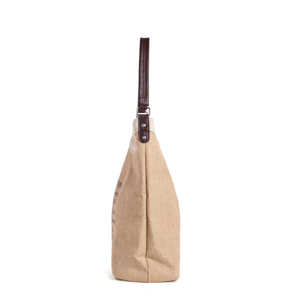 Crescent Tote in Natural