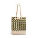 Wine Tote in Chenille Window Sage | Ships June 15
