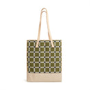 Wine Tote in Chenille Window Sage | Ships June 15