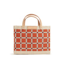Petite Market Bag in Chenille Window Brick