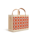 Petite Market Bag in Chenille Window Brick
