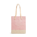 Wine Tote in Blush