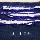 Petite Market Bag in Navy with Beaded Sardines | Ships: April 15