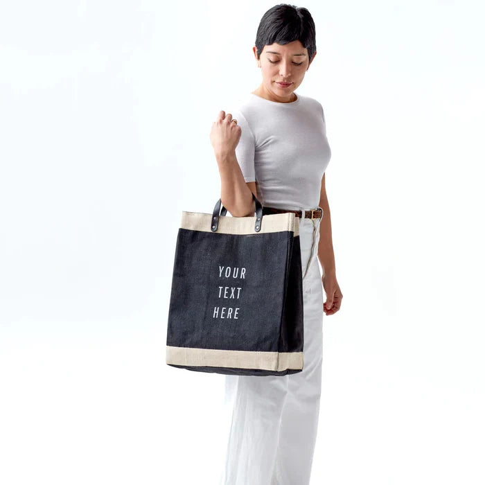 Market Bag in Black (Mahjong Collection)