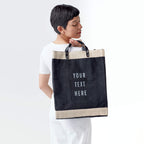 Market Bag in Black (Mahjong Collection)