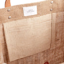 Market Tote in Natural Blank