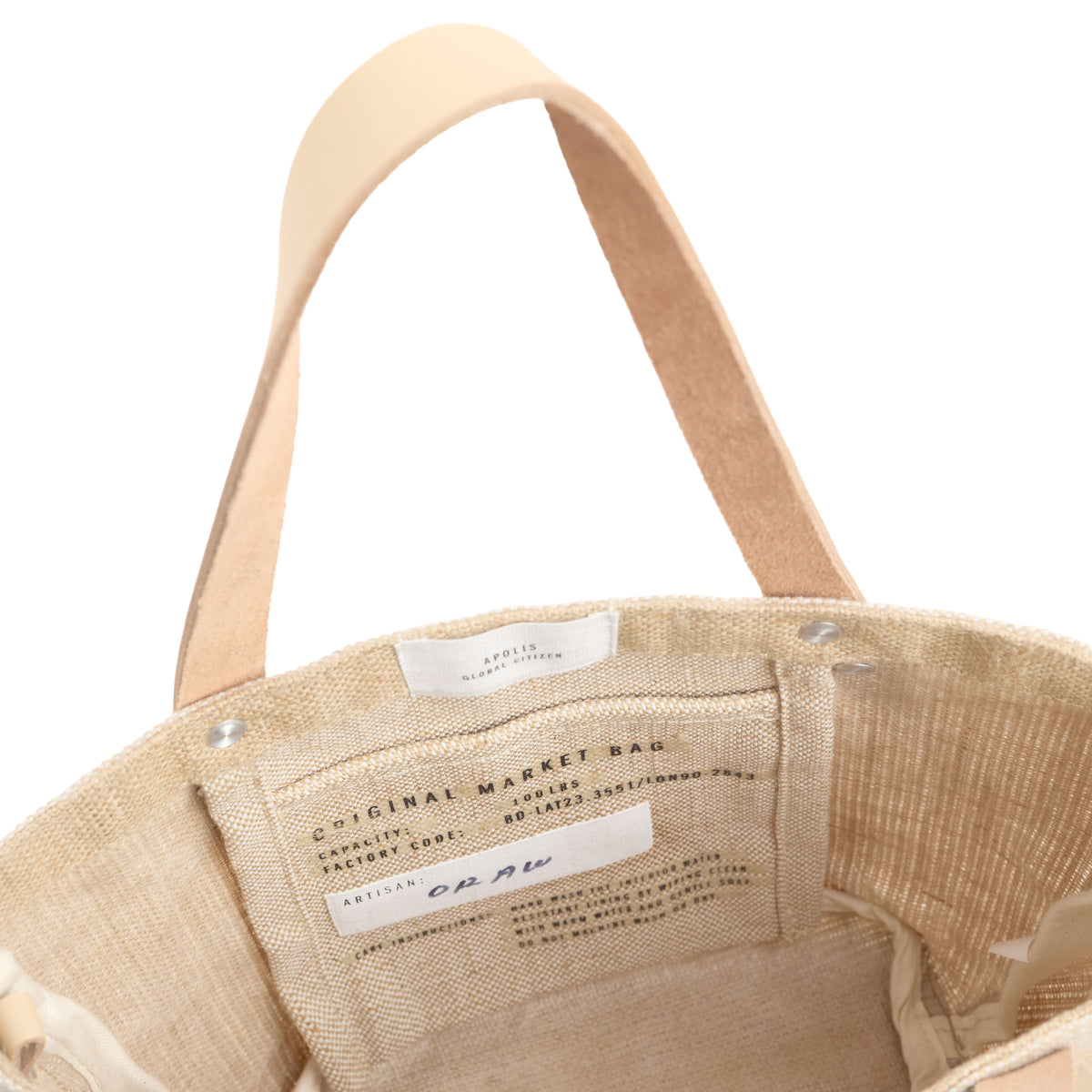 Petite Bucket Bag in Natural
