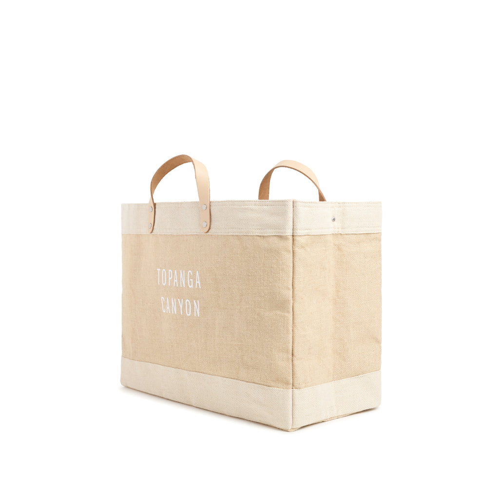East West Market Bag in Natural