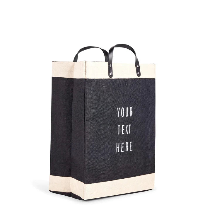 Market Bag in Black (Mahjong Collection)