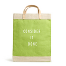 Market Bag in Chartreuse