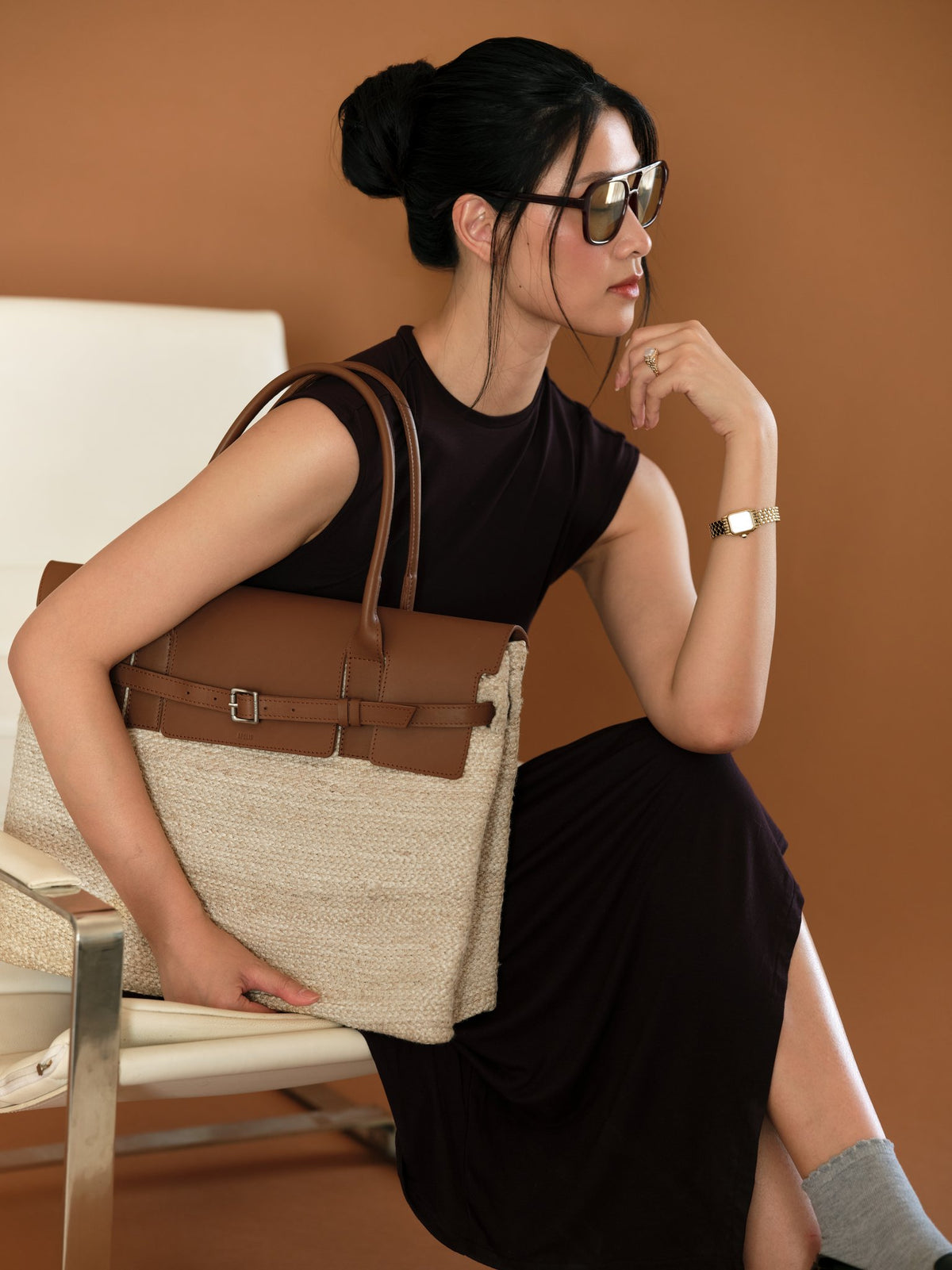 Includes a leather label, personalized or blank.