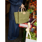 Grass Petite Market Bag in Avocado