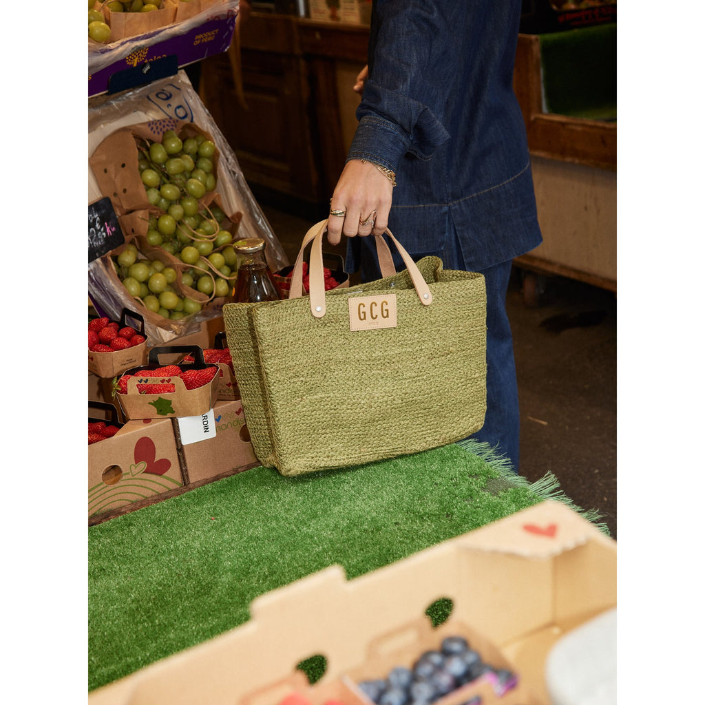 Grass Petite Market Bag in Avocado