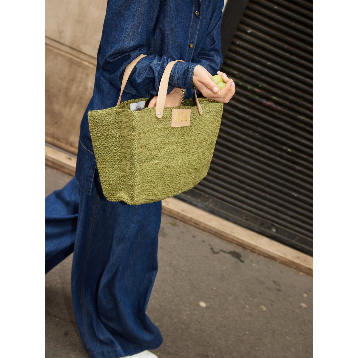 Grass Petite Market Bag in Avocado