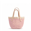 Petite Bucket Bag in Blush - back with specifications